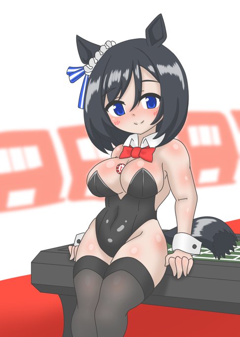 定期的に描きたくなるエイシンフラッシュバニーさん 