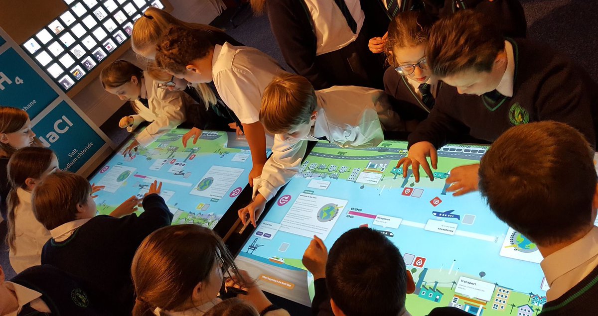 Our client, <a href="/HydrogenNw/">North West Hydrogen Alliance</a> recently sponsored a new #netzero exhibition at <a href="/CatalystSDC/">Catalyst SDC</a> to empower youngsters to be passionate about a greener future. 

The interactive game teaches different ways to tackle #climatechange and deliver a #netzero future. It proved to be a hit!