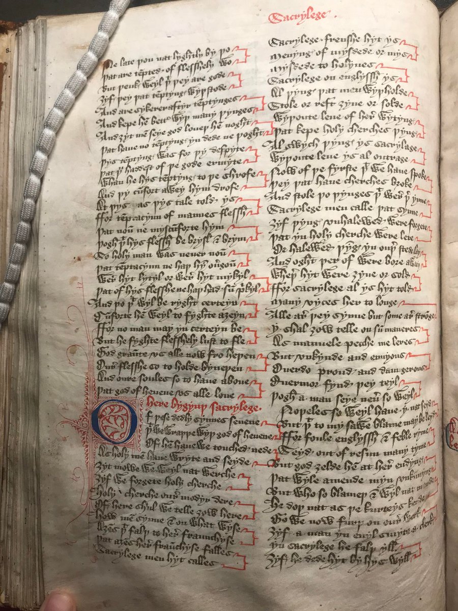 Celebrating our students: after Honours with ETS, Lucy Turton (<a href="/lucymturton/">Lucy Turton</a>) was awarded the Rae and Edith Bennett Travelling scholarship so she could take her MSt English 650-1550 at Oxford. 

She's soon to commence her PhD at St Andrews now! Congrats Lucy!