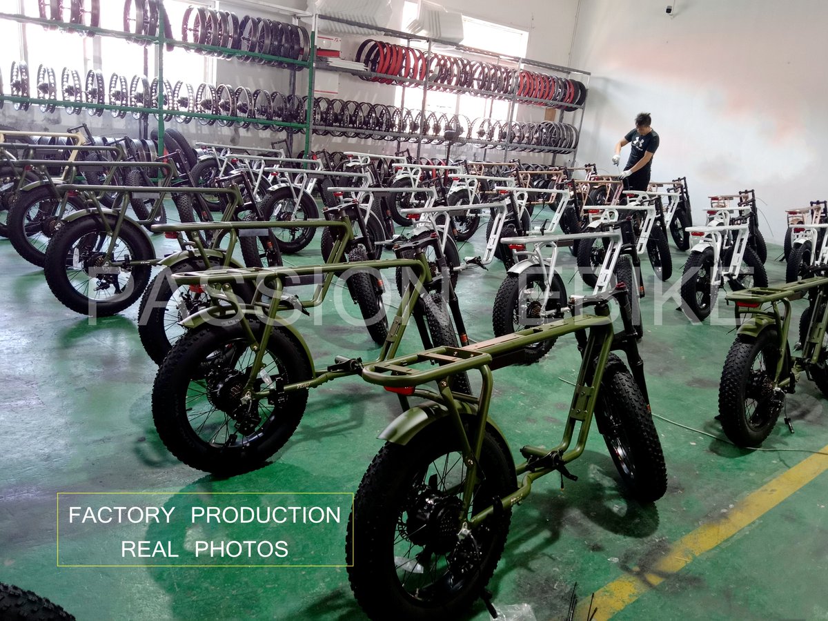 Rebecca_chen_2's tweet photo. 🔥PASSION EBIKE🔥
⬇⬇
20‘’ ELECTRIC RETRO STYLE FAT BIKE
1️⃣ 750w Bafang rear hub motor
2️⃣ 15Ah Samsung lithium battery
3️⃣ 20 inch KENDA fat tire
4️⃣ customize longer soft seat
The production department is assembling the ebikes in factory .
#ebike #fatelectricbike #super73 #mtb https://t.co/ivLxTFK7ho