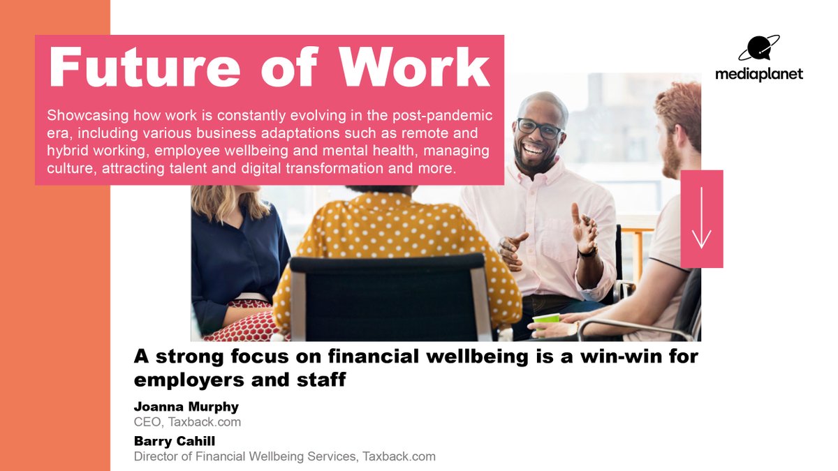 Taxback's tweet photo. We’re excited to be involved with @MediaplanetIE on the Future of Work campaign, launching in the Irish Independent and online today! 🙌
Read more here 👉 https://t.co/klwMBJGJCQ
#FutureofWorkIE #employeewellbeing #financialwellbeing
@Murfyjo10 @barrycahilldub https://t.co/EOsRc4b67n