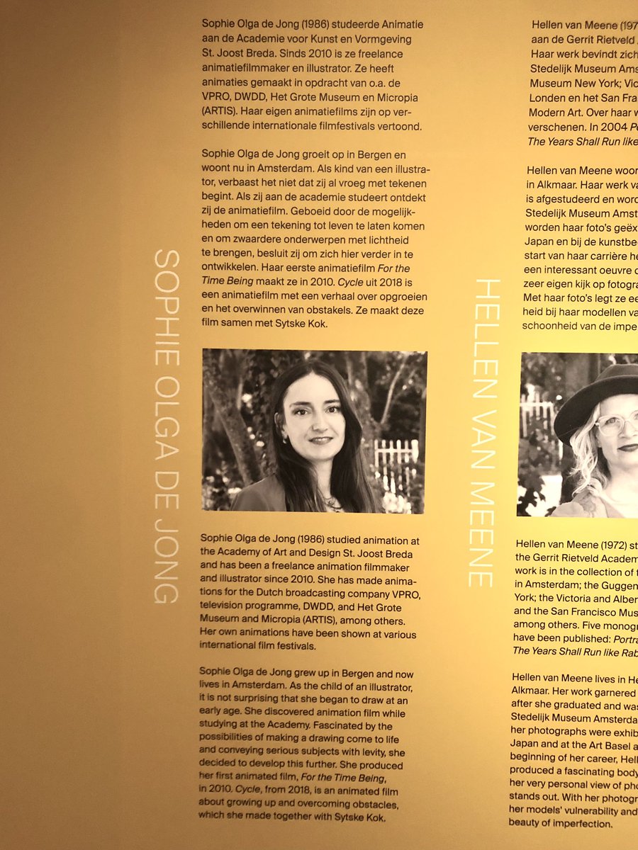 The opening of the exhibition of the @VFCultuurprijs at the <a href="/MuseumAlkmaar/">Stedelijk Museum Alkmaar</a> together with fellow nominees @AnneForest1983 <a href="/hellenvanmeene/">Hellen van Meene</a> and the winner of the Young Talent Award Rashel van der Schaaf

#art #museum #exhibition  #animation #drawings #artist #stedelijkmuseum