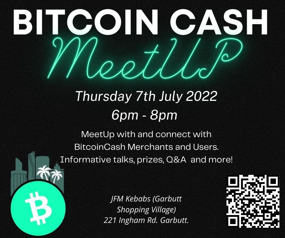btcfork's tweet photo. In North Queensland π¦πΊ, The Bitcoin Cash City is hosting a MeetUp!
@BitcoinCashCity @BCHmeetups @SatoshiAngels
#BCHForEveryone #p2pcash #SoundMoney https://t.co/eAQNA63CJ5