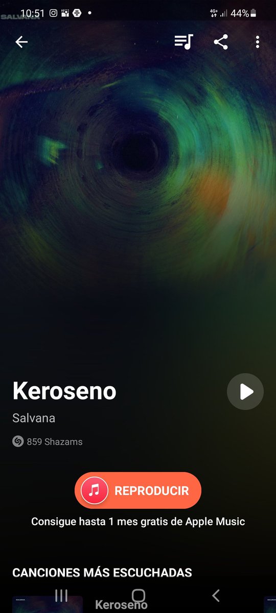 Máa de 850 shazams de 'Keroseno' 👽