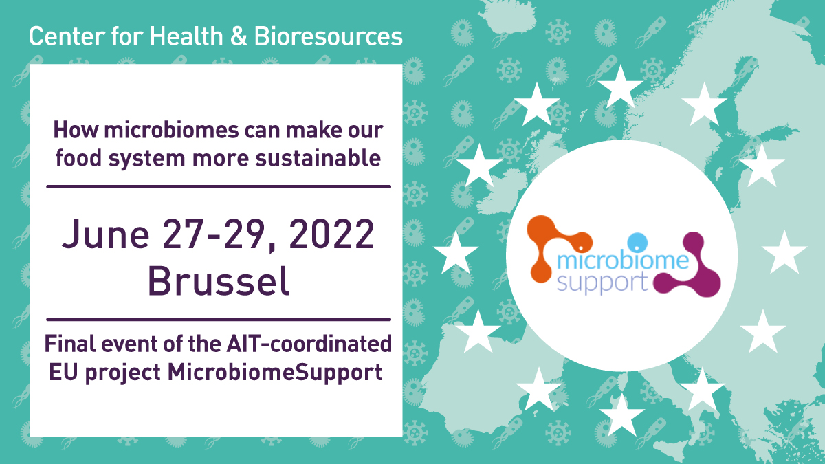 AITtomorrow2day's tweet photo. #Microbiomes can make our #foodsystem more #sustainable - Final conference in Brussels at June 27-29 of the #EU project @MicrobiomeEU coordinated by AIT expert @SessitschAngela
https://t.co/IMWcbDBdIZ
#MicrobiomeSupport #healthbioresources #microbesandplants #bioresAT https://t.co/miaV2HlLdn