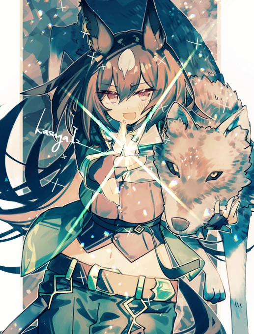 推しのウマ娘ちゃん達が描けました🙌 