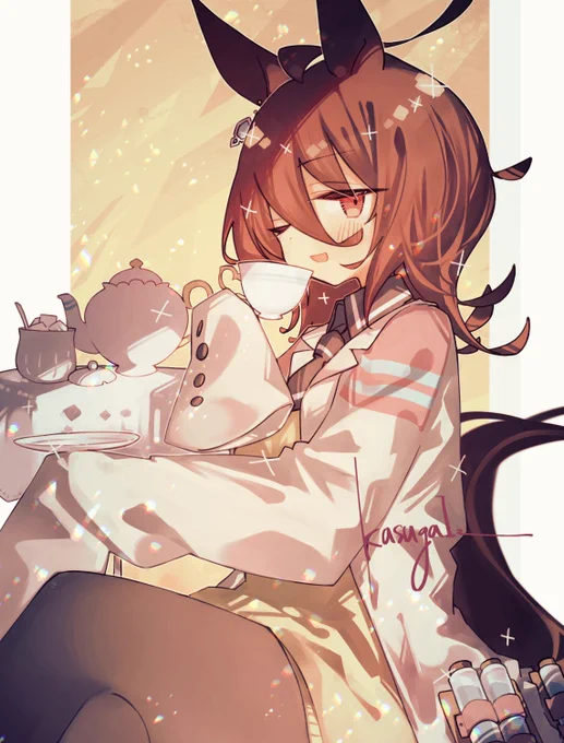 推しのウマ娘ちゃん達が描けました🙌 