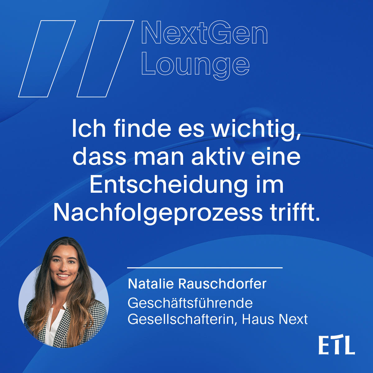 ETLGruppe's tweet photo. Am 06.07.2022 findet die NextGen Lounge statt, wo wir mit spannenden Gästen die Potentiale und Hürden der internen sowie externen #Unternehmensnachfolge diskutieren werden. @zeppelin
#etl #nextgenlounge #nextgen #etlevent 

➡️ Kostenlos anmelden: https://t.co/95spS4M2e9 https://t.co/wyQHv4woFl