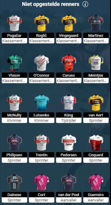 Peumess's tweet photo. @wielerorakel  zo goed als rond! https://t.co/Qr35BEFW44