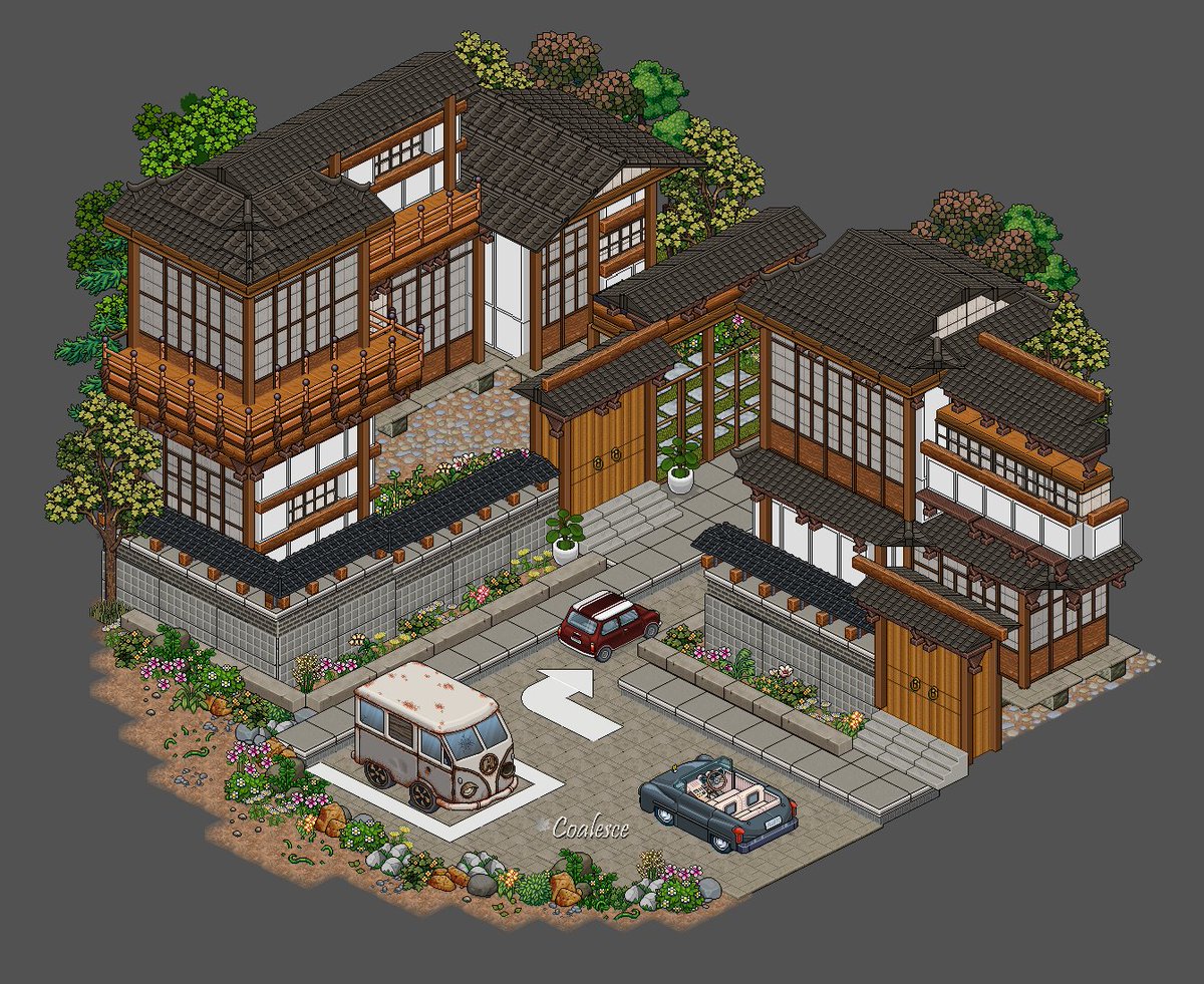 한옥, Hanok Village 🇰🇷🏚️
Built on <a href="/habboxfrance/">Habbox</a>