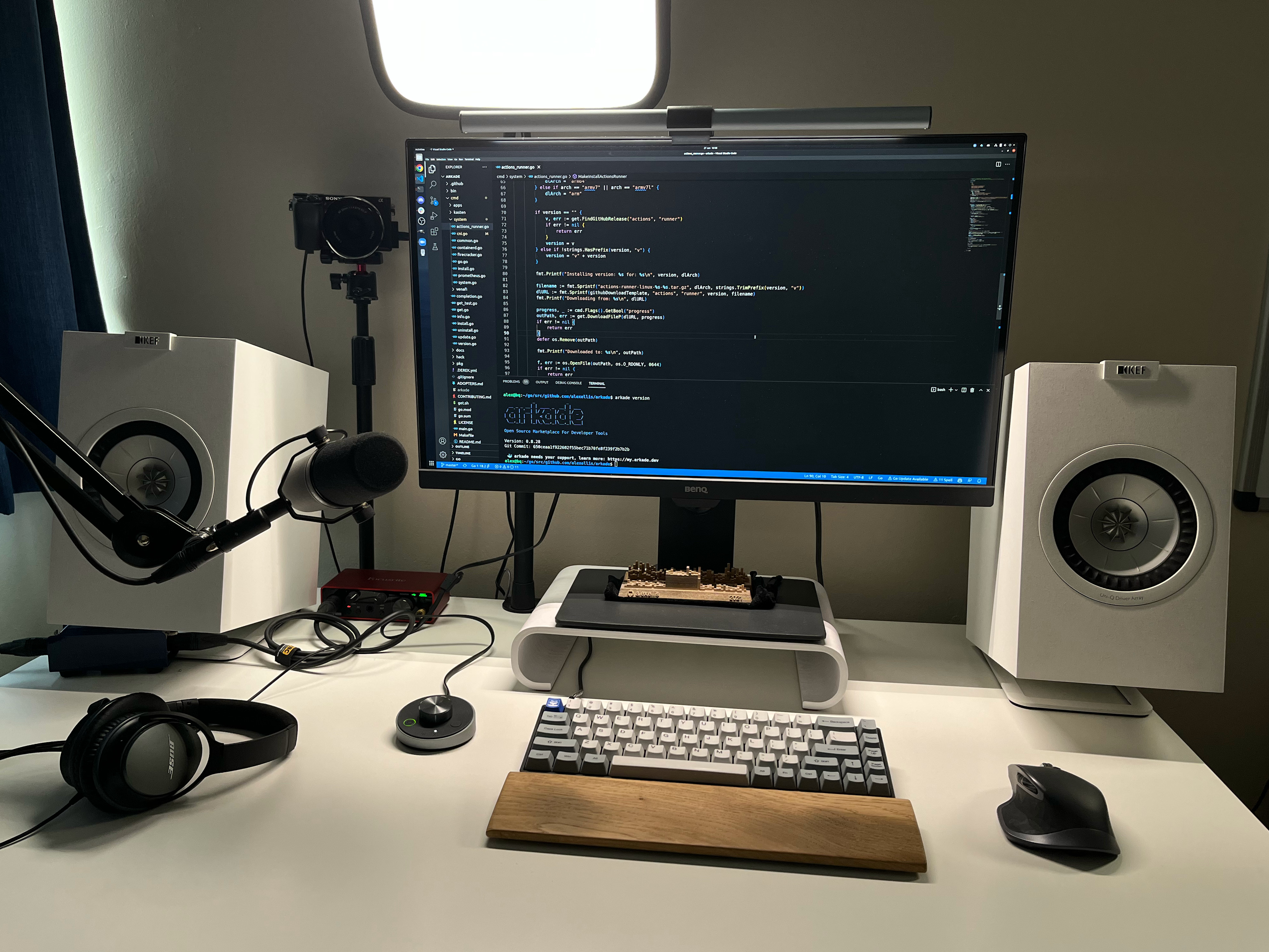 You might need a portable monitor