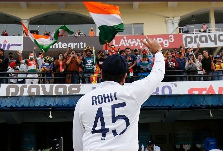 ImDL45's tweet photo. If you want Rohit Sharma's RTPCR test to come negative, then retweet and like this tweet.
#RohitSharma #ENGvIND @ImRo45 https://t.co/qA4SEVVuNi