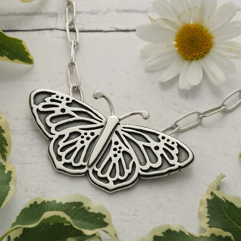 <a href="/BritishCrafting/">BritishCraftHouse</a> It would have to be Fee's new Butterfly Necklace she just showed us, just beautiful @madebyfeesilver thebritishcrafthouse.co.uk/product/handma… #tbchpowerhalfhour #handmade #jewellery