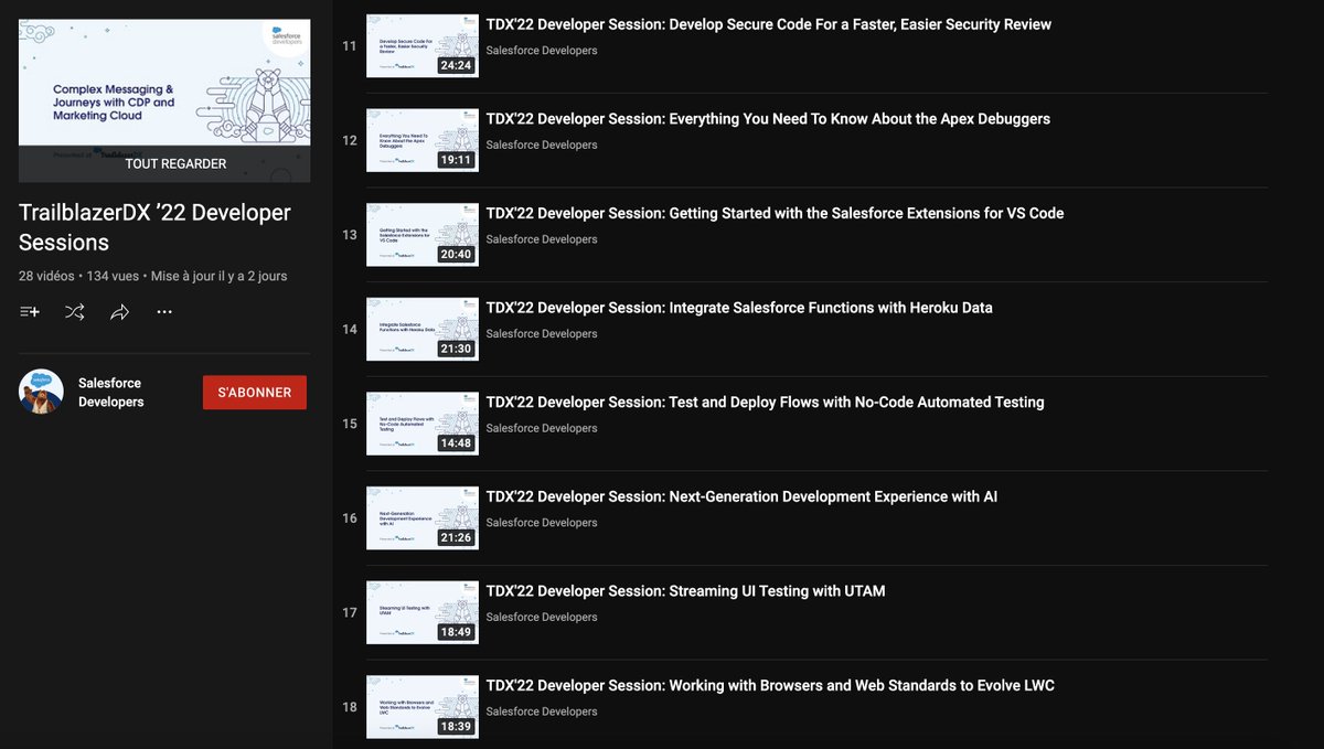 FabienTaillon's tweet image. Some technical sessions from #TDX22 have finally be released !
youtube.com/playlist?list=…