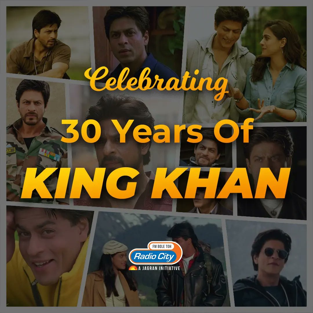 radiocityindia's tweet photo. Radio City celebrates King Khan's 30 years in the Indian Film Industry through some of his most famous dialogues! @iamsrk
.
#ShahRukhKhan #30yearsrk #30yearsofkingkhan #filmindustry #Bollywood #KingofRomance #Don #Badsaah #Dialogues #films #superstar #RadioCity https://t.co/At7g5nt6qI
