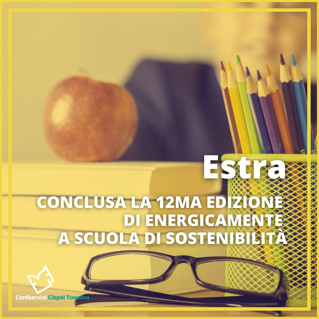 cispeltos's tweet photo. ✅📚Conclusa la 12ma edizione di Energicamente - A scuola di sostenibilità, il progetto nazionale ludico-didattico su #Energia e #Ambiente realizzato da @estraspa, in collaborazione con @LegambienteTosc e La Fabbrica.
https://t.co/muVVcNWqos
#confservizicipelstoscana #estra #edu https://t.co/fnAtQ4ZbmR