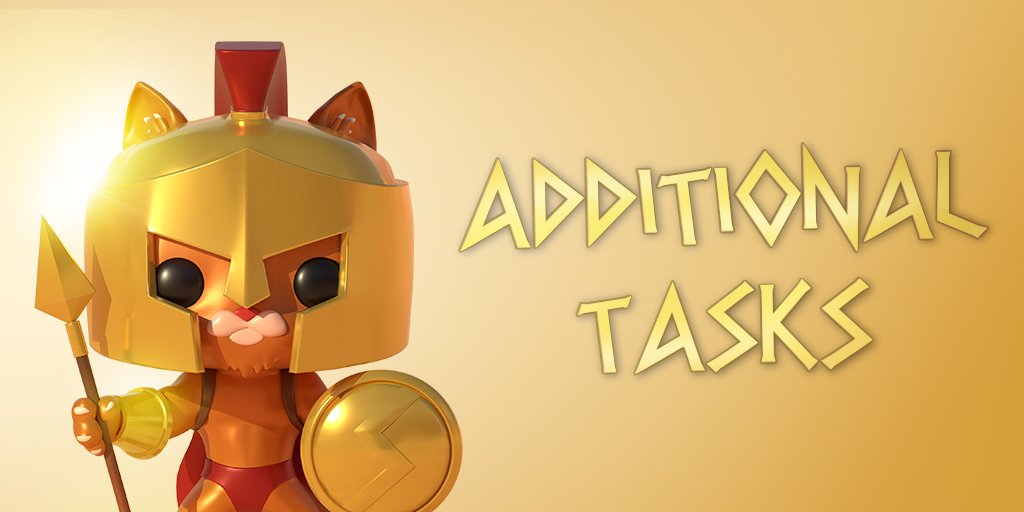 CatsSparta's tweet photo. PURRfeeect news for my faithful SpartaCats family 🔥🥁

I’ve added additional tasks to my fellow Telegram CatBot. 

🐈 Join and earn more $PURR right now: https://t.co/tWbLB7nxUS

#Airdrop #SpartaCats #bounty https://t.co/Hy4k53BxSL