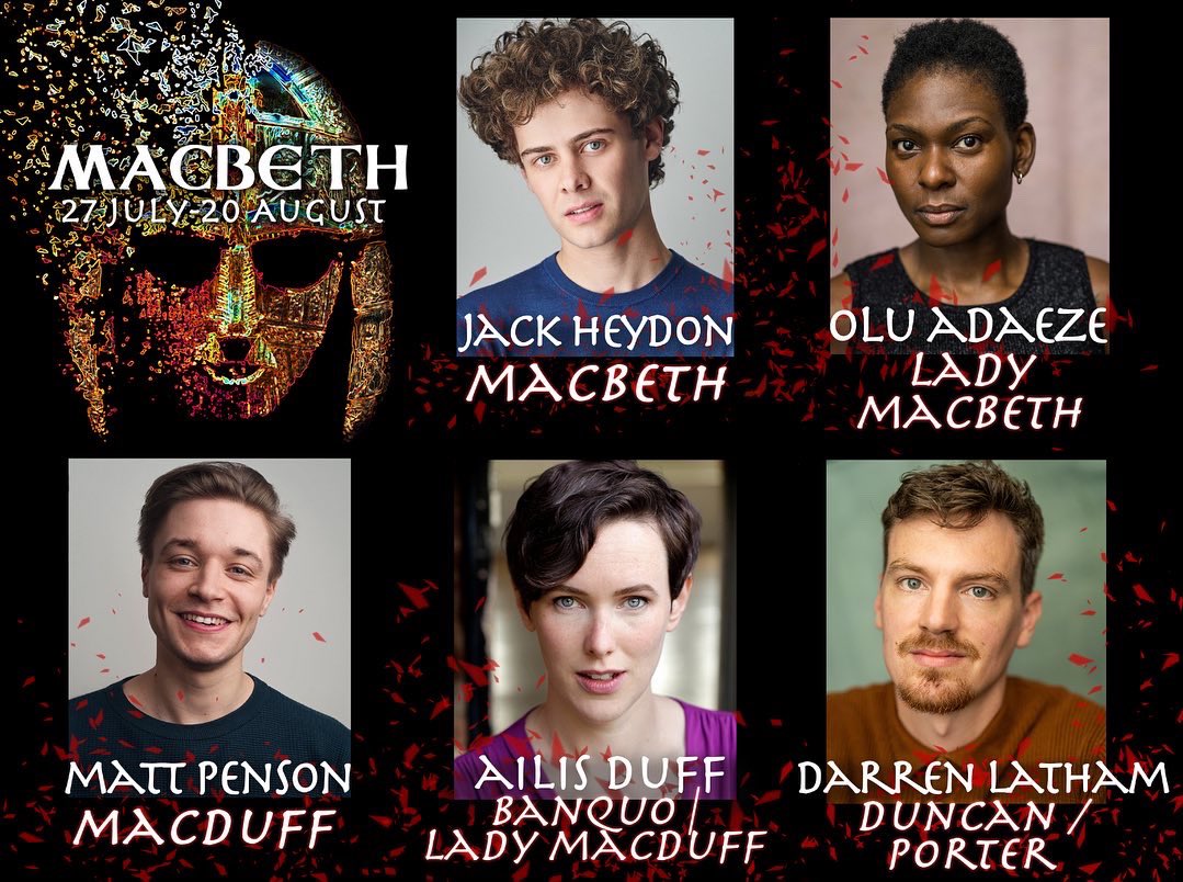 Our MACBETH cast arrived last week and things are already shaping up to be the best #TheatreintheForest to date! You won't want to miss it, so get your tickets now if you haven't already! #suffolk #woodbridge #suffolktheatre @NT_SuttonHoo redrosechain.com/macbeth/details
