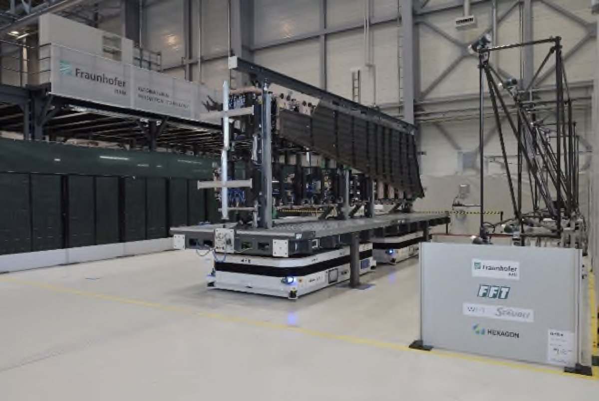 Everything in flow – Efficiency-enhancing flow-line production of large CFRP components ow.ly/2ExZ30smSPs • Shared on CompositesPress.com • #Composites #Advancedmaterials #Research