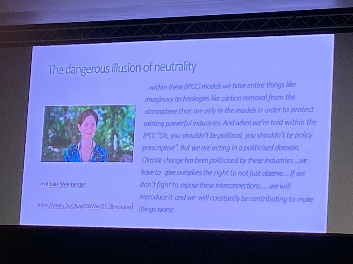 ana_bosslady's tweet photo. @EstherTurnhout gives the first plenary @WorldBioForum with a call for political action, and a reminder about the dangerous illusion of scientific neutrality. https://t.co/Mq5BM4a9if