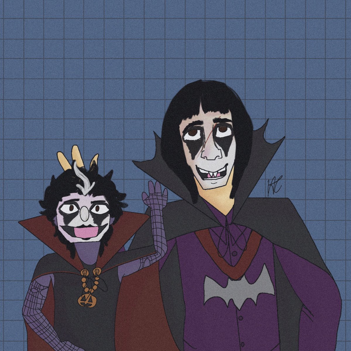 Starrycowboy's tweet photo. Dr. Fearless and Count Crowley as Muppets.
#drfearless #countcrowley https://t.co/pcMuvdOQqx