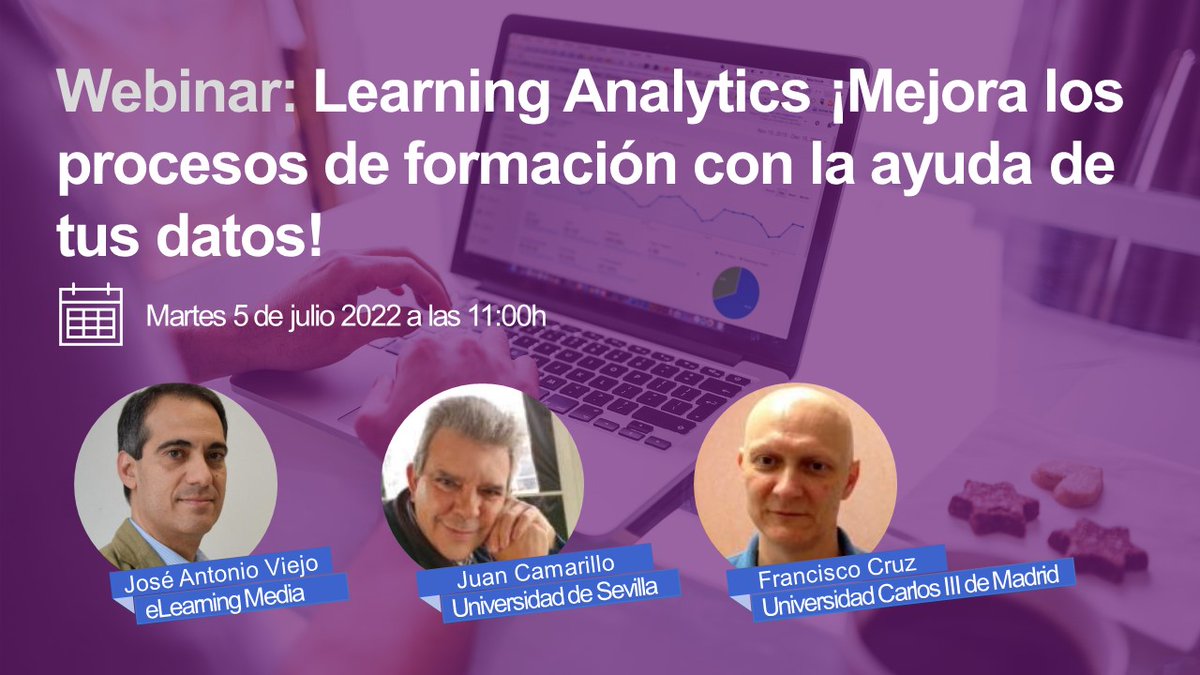 ¡Ya puedes inscribirte en nuestro nuevo #webinar! Conoce con casos de uso reales la analítica de aprendizaje, las novedosas soluciones tecnológicas que ponemos a tu disposición y las oportunidades que te ofrecen ¡Te esperamos!👉bit.ly/3NwxuSA #learninganalytics