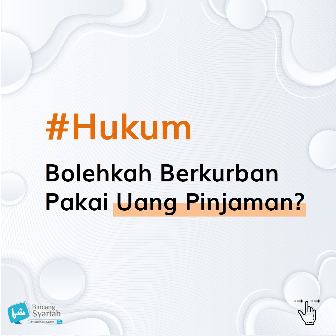 BincangSyariah's tweet photo. Menurut Imam Syafi'i ibadah kurban hukumnya sunah muakad, sebaiknya dilakukan tapi jangan sampai memaksakan apalagi menyusahkan diri sendiri. https://t.co/HkYOnN6eoP