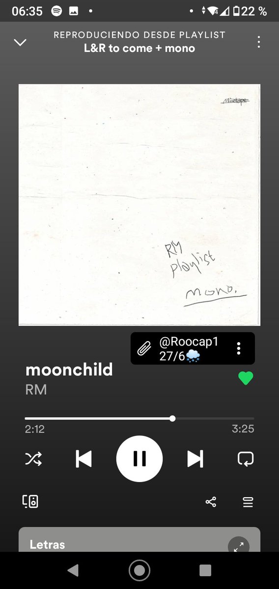Roocap1's tweet photo. Buenos días familia! Arrancando la semana una vez mas....y lo único que quiero es estar ahi con Joonie🤭 tranqui para ser Lunes😂
Paso a dejar unos besos por acá...Tengan un día hermoso 😘💜
#StreamFor_RM
#StreamYetToCome
@BTS_twt https://t.co/PVWqoYq3jQ