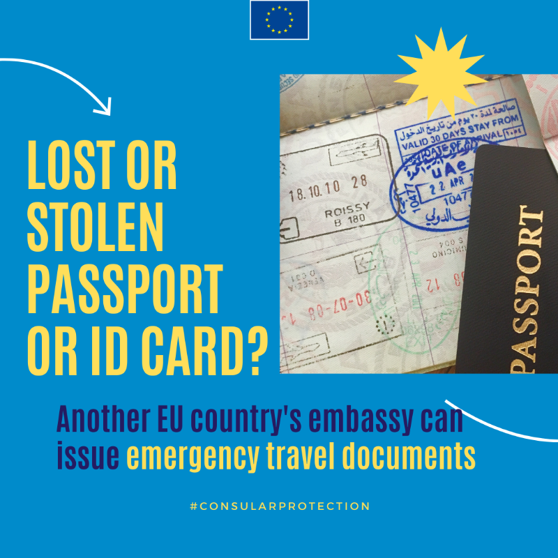 eu_eeas's tweet photo. Travel tickets ✔ Lodgement ✔ Your rights abroad ✔!

If you are an 🇪🇺EU citizen travelling outside the EU and there is no consulate or embassy from your country, count on the support of other EU countries’ embassies: https://t.co/50j40lMJPe #ConsularProtection –with @EU_Justice