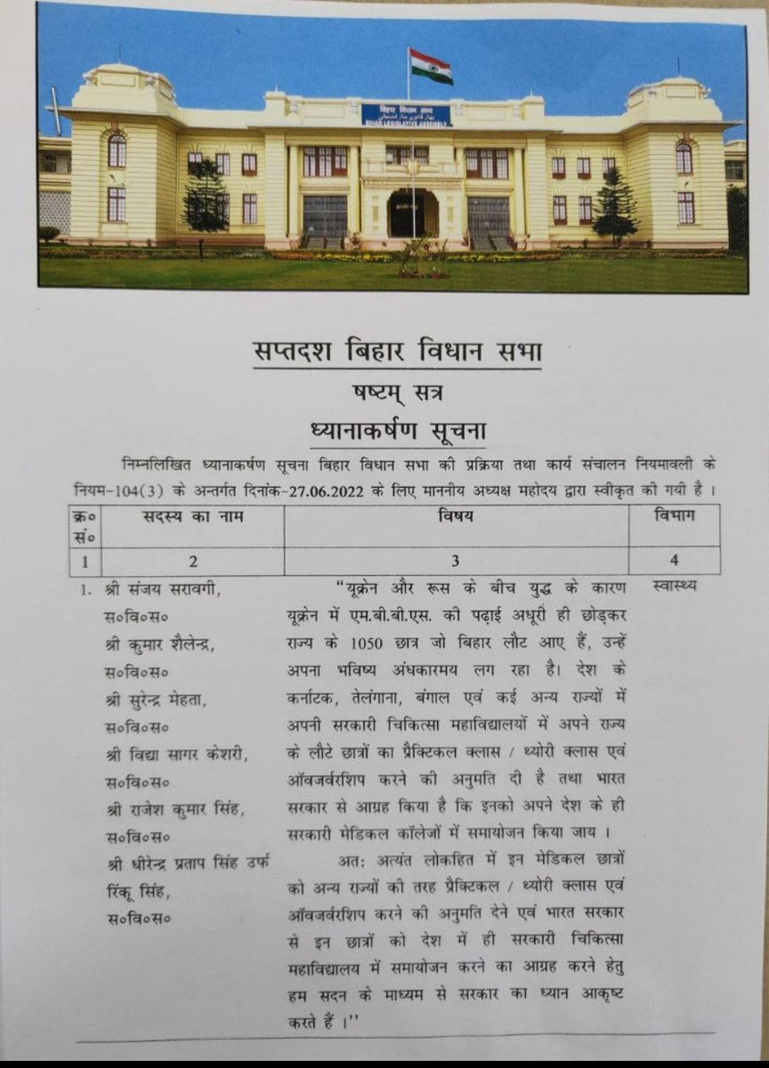 deepdisha2612's tweet photo. @narendramodi 
@PMOIndia 
@SupremeCourtIND 
@mansukhmandviya 
#Accommodation_In_India 
When each and every state is willing and pleading to GOI to accommodate 🇺🇦 returned MBBS students in indian medical college, then why the CENTRAL GOVERNMENT IS NOT LISTENING. 🙏plz help. https://t.co/j1dTlriKMI