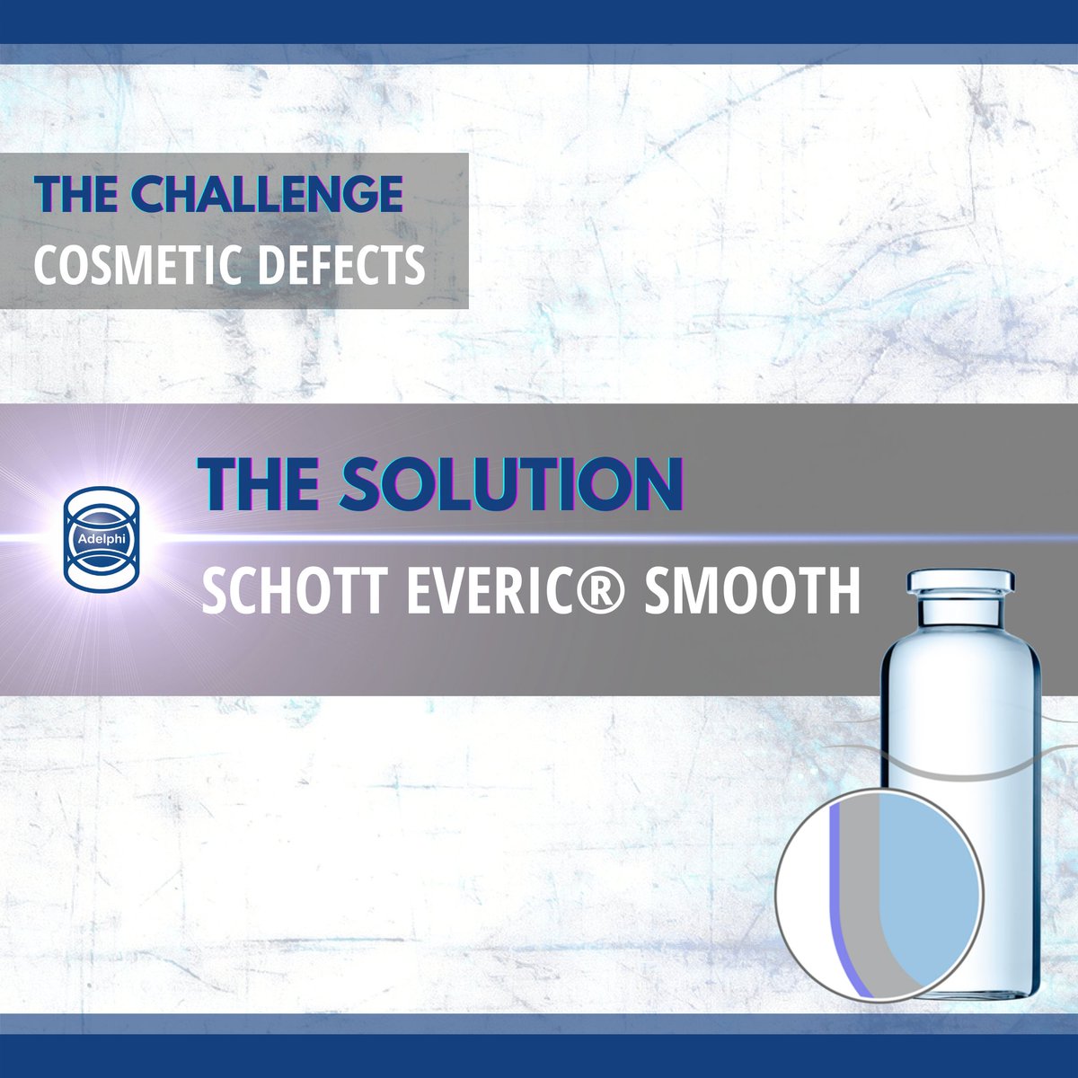 AdelphiHP's tweet image. With a low-friction outer coating the EVERIC® smooth vial glides effortlessly along filling lines, resisting scratches and abrasion often caused by glass-to-glass contact. Find out more: adelphi-hp.com/product-range/…
#Pharmaceutical #vials