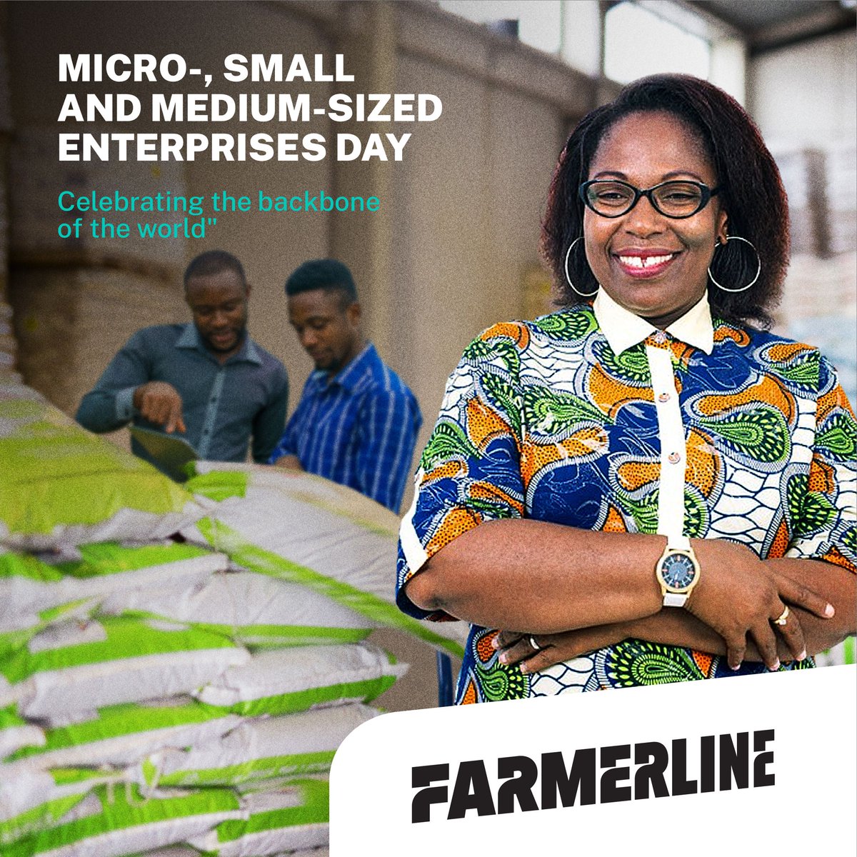 Farmerline (@farmerline) on Twitter photo Across the world, Micro-, Small and Medium-sized Enterprises (MSMEs) account for 90% of businesses, 60 to 70% of employment and 50% of GDP, according to the <a href="/UN/">United Nations</a>.
Today we celebrate them as the backbone of the world.
#MSMEDay #MSMEDay2022 #Farmerline #Aggregators #Farmers Across the world, Micro-, Small and Medium-sized Enterprises (MSMEs) account for 90% of businesses, 60 to 70% of employment and 50% of GDP, according to the <a href="/UN/">United Nations</a>.
Today we celebrate them as the backbone of the world.
#MSMEDay #MSMEDay2022 #Farmerline #Aggregators #Farmers