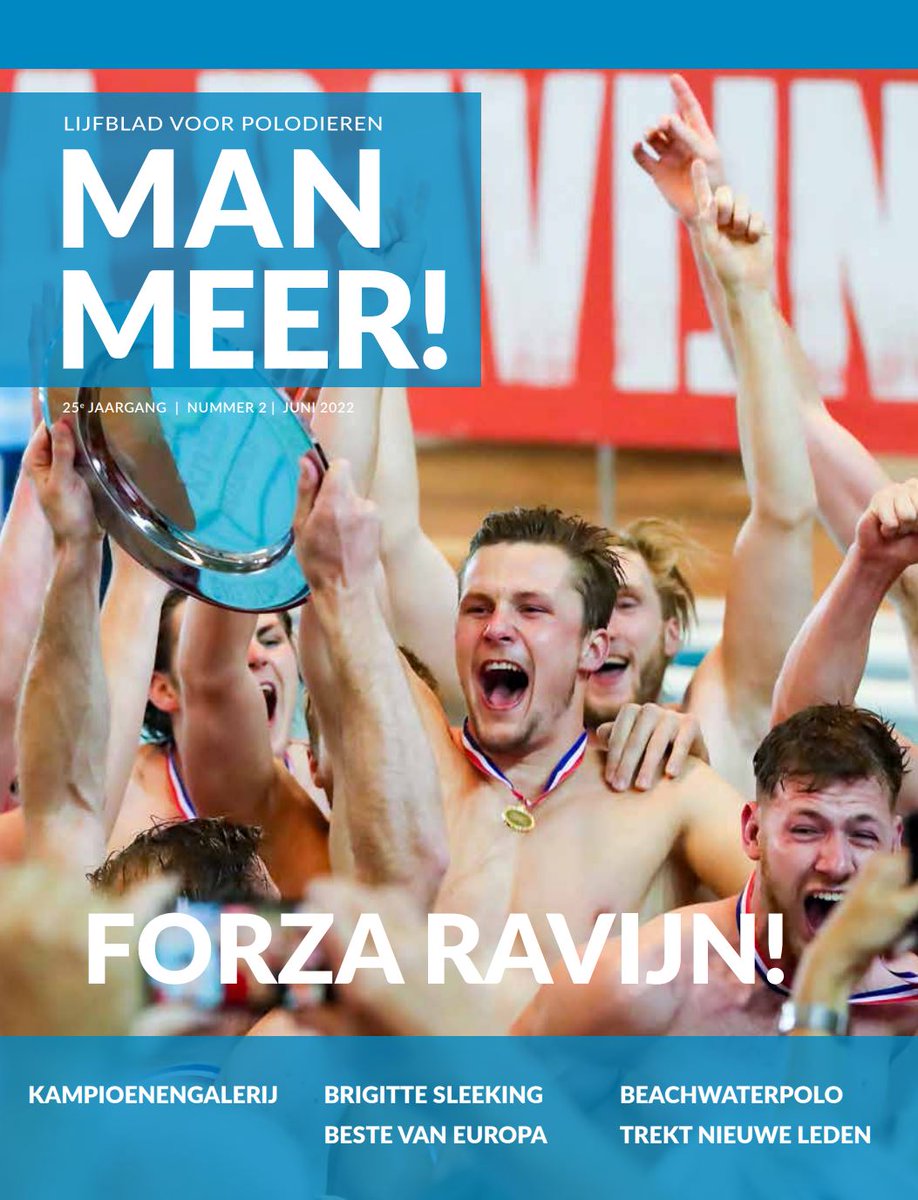 Nieuwe ManMeer! verschijnt deze week | Waterpolo.nl shar.es/afoGMg