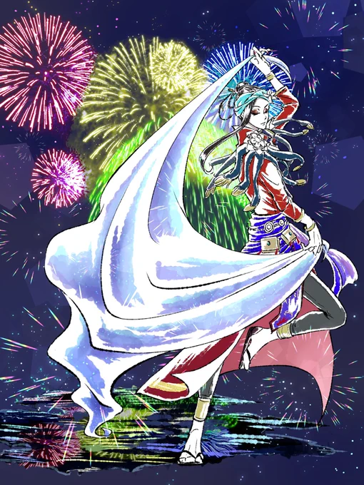 ヤーサミーナジャミル🎆

#twstファンアート 
#ツイステファンアート 