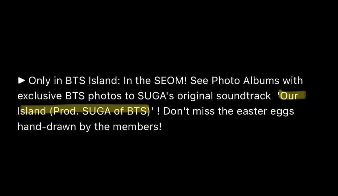 thvluvgguk's tweet photo. OUR ISLAND PROD SUGA IS COMING OUT TOMORROW!!! https://t.co/15FULJBA1o