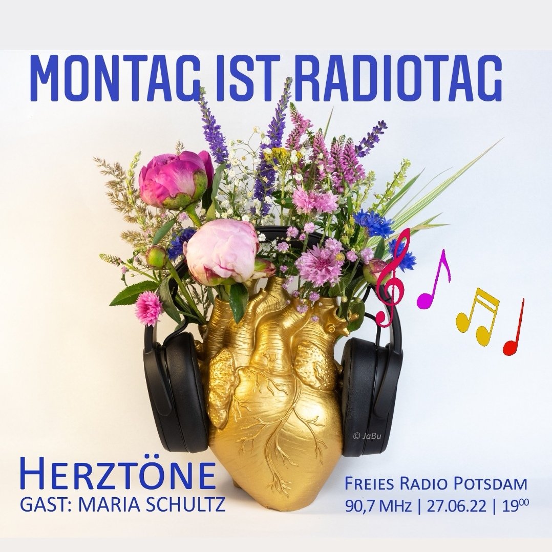 JennyPoeller's tweet photo. #Montag ist #Radiotag
#Herztöne, heute | 19 Uhr | 90.7 #Potsdam @FrrapoPDM @freilandpotsdam https://t.co/REMOW4vI5E