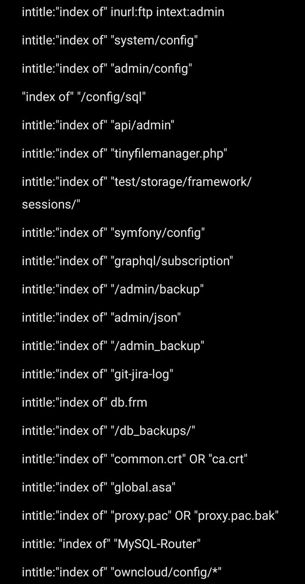 being__aman's tweet photo. Google dork for Bug hunting #Tips #Linux #programming #bugbountytips #HacKING_FUN #dorks #educationalpurpose https://t.co/BJS5F3424f