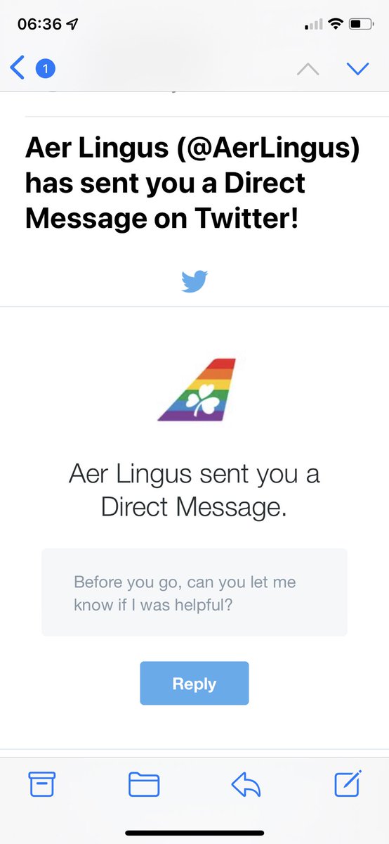 roofer1777's tweet photo. BTW ⁦@AerLingus⁩ for the 100th time no this wasn't helpful. Do the Irish ☘️ thing and call 📱 me. This needs to be sorted this morning. https://t.co/bbuFjVuQi4