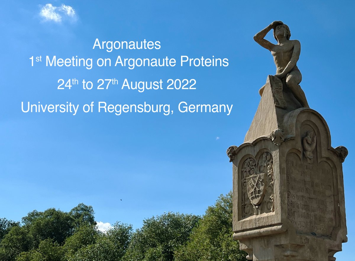 Argonautes_conf's tweet photo. The Regensburg #Bruckmandl is seeking you… Register for the #ArgonautesConference at https://t.co/ZUqBpOXZIJ and enjoy a cold beer 🍺 at the Danube after the conference this August.☀️ https://t.co/zd20eZmqYt