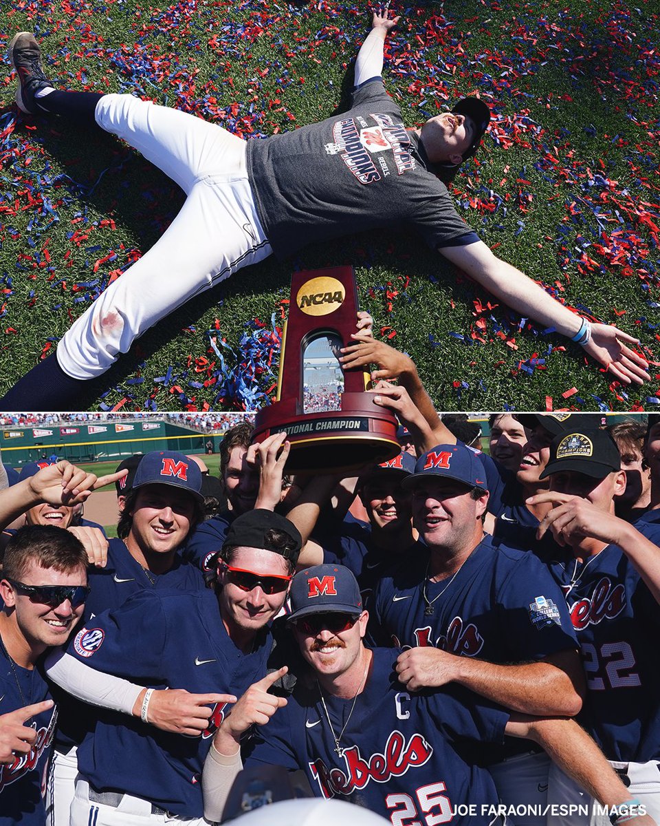 Good morning, <a href="/OleMissBSB/">Ole Miss Baseball</a> fans.

It wasn't a dream. It really happened.

YOU ARE NATIONAL CHAMPIONS 🏆