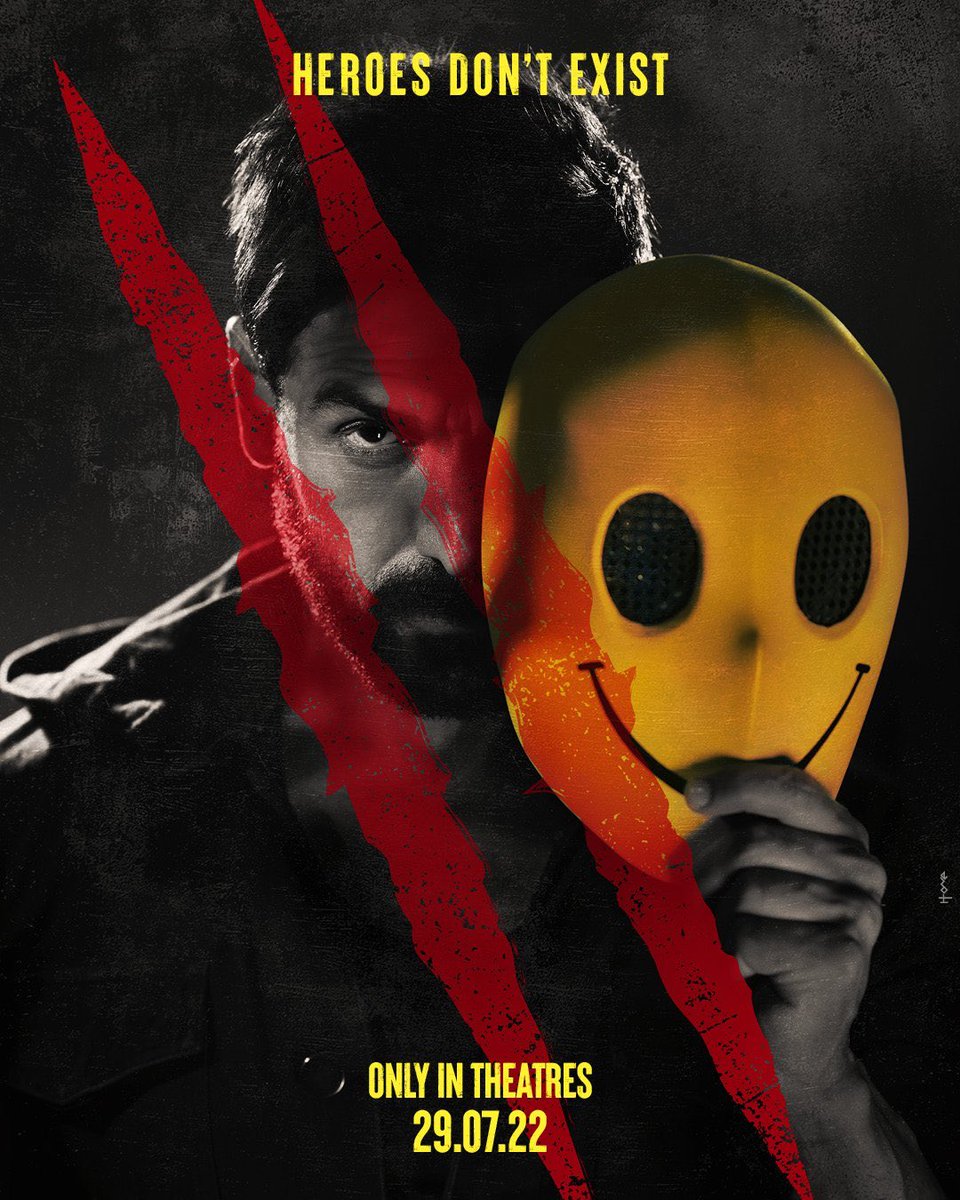 ursniresh's tweet photo. 'Heroes don’t exist’ Check out the brand new teaser posters of #EkVillianReturns starring #JohnAbraham, #ArjunKapoor, #DishaPatani and #TaraSutaria.
Releasing at #WaveCinemas on 29th July 2022
#WaveUpdates #ComingSoon @TheJohnAbraham @DishPatani @balajimotionpic https://t.co/bcds70Pdr7
