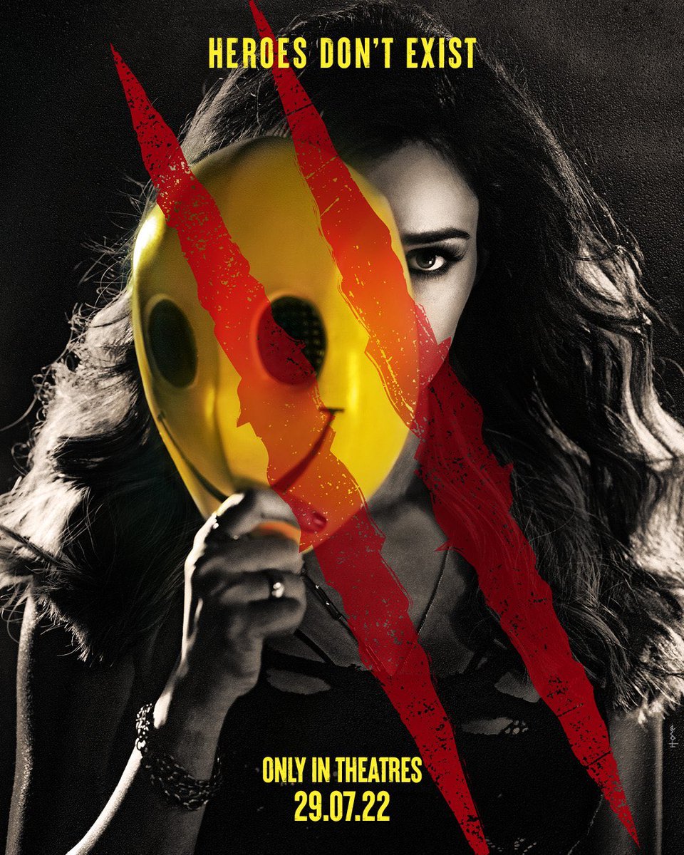 ursniresh's tweet photo. 'Heroes don’t exist’ Check out the brand new teaser posters of #EkVillianReturns starring #JohnAbraham, #ArjunKapoor, #DishaPatani and #TaraSutaria.
Releasing at #WaveCinemas on 29th July 2022
#WaveUpdates #ComingSoon @TheJohnAbraham @DishPatani @balajimotionpic https://t.co/bcds70Pdr7
