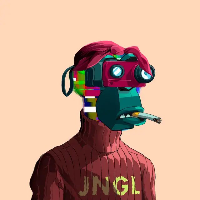 Just got another glitch <a href="/Primatesnft/">Primates🌿</a> 🌿

Felt like he was too clean to be on the floor