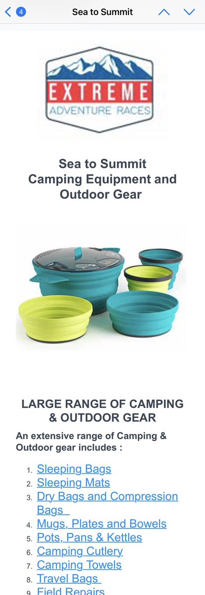 bestsweep's tweet photo. @EXadventurerace Thanks for the email guys, think I’ll pass on your offer for one of your extensive range of item 4 though. https://t.co/oUUbJvjCVs