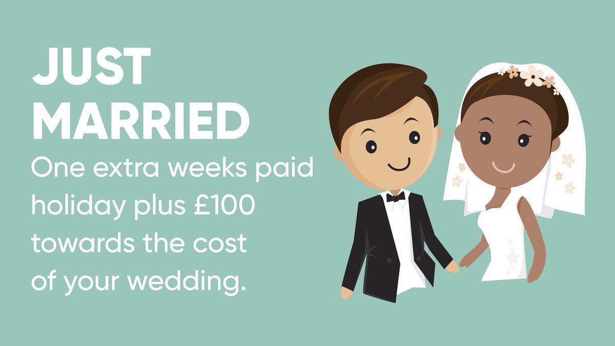 This is a busy time of the year for colleagues at Timpson to get married, so it’s great to be able to give them an extra weeks holiday (fully paid), £100 towards the flowers, and provide a nice car and driver to be used on the special day.
