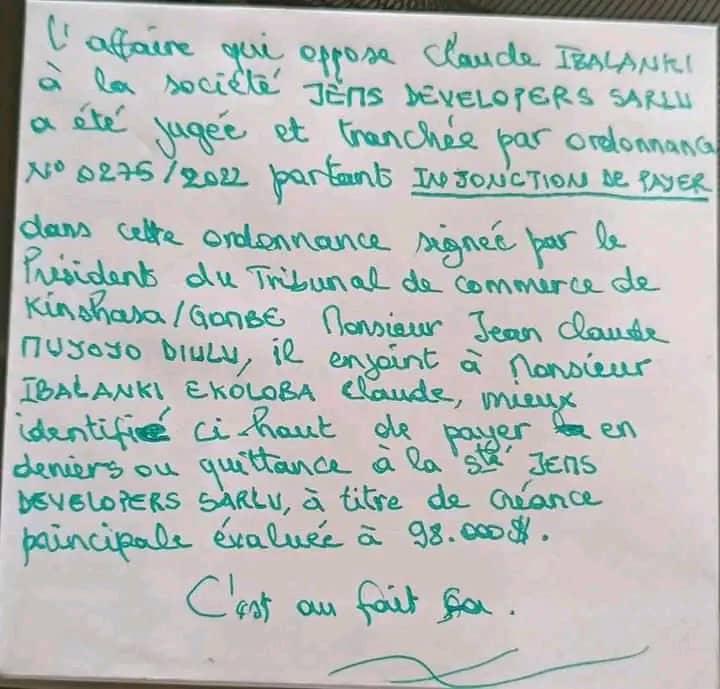 ntumbamukala's tweet photo. Je vous invite tous à établir une différence entre ces deux documents.
L'un est pour @CybelleKamba sur le dossier qui l'oppose @cibalanky et l'autre pour un Élève.

Après celà j'aborde le sujet du jour. 🙌🙌🤩 https://t.co/kxgi5PZQxf