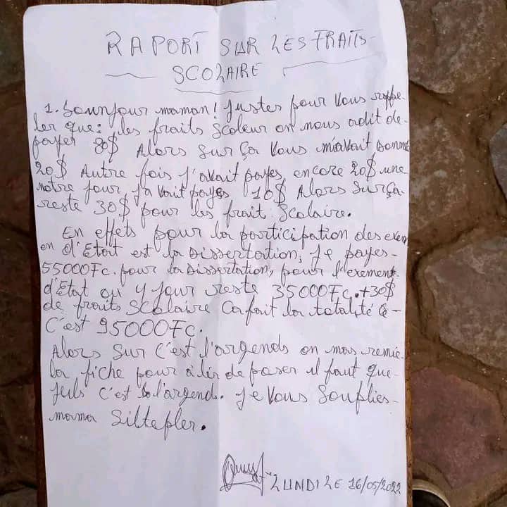 ntumbamukala's tweet photo. Je vous invite tous à établir une différence entre ces deux documents.
L'un est pour @CybelleKamba sur le dossier qui l'oppose @cibalanky et l'autre pour un Élève.

Après celà j'aborde le sujet du jour. 🙌🙌🤩 https://t.co/kxgi5PZQxf