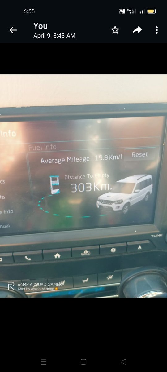 siddarthkatara's tweet photo. @anandmahindra My Driving  Supar Average Mileage.
My Bolero.- 24.2 KM/L
My Scorpio.- 19.9KM/L
Thanks Mahindra
*Sarpanch*
*Sidharth Katara*
Gram Panchayat Achnara.
Pratapgarh {Raj.} https://t.co/WjdYtkJJ1u