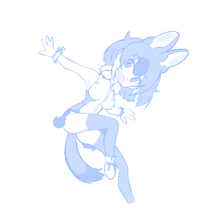 ポーズ模写。
アクションドールちゃん! 