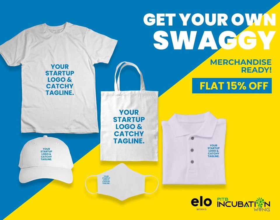 NEP_NIC's tweet photo. Get Your Own Swag Merchandise Ready at Flat 15%off!
PITB Incubation Wing in partnership with @exportleftovers has come up with an exciting offer for all their incubated startups.
So #startups founders, what are you waiting for!
#marketing #exportleftovers #pitbincubationwing https://t.co/6W3KreNIl8